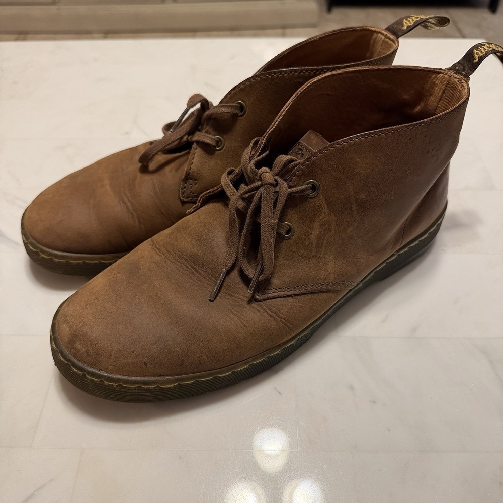 Dr Martens Cabrillo Men 10M Brown Chukka Wyoming Leather Desert Boots Doc